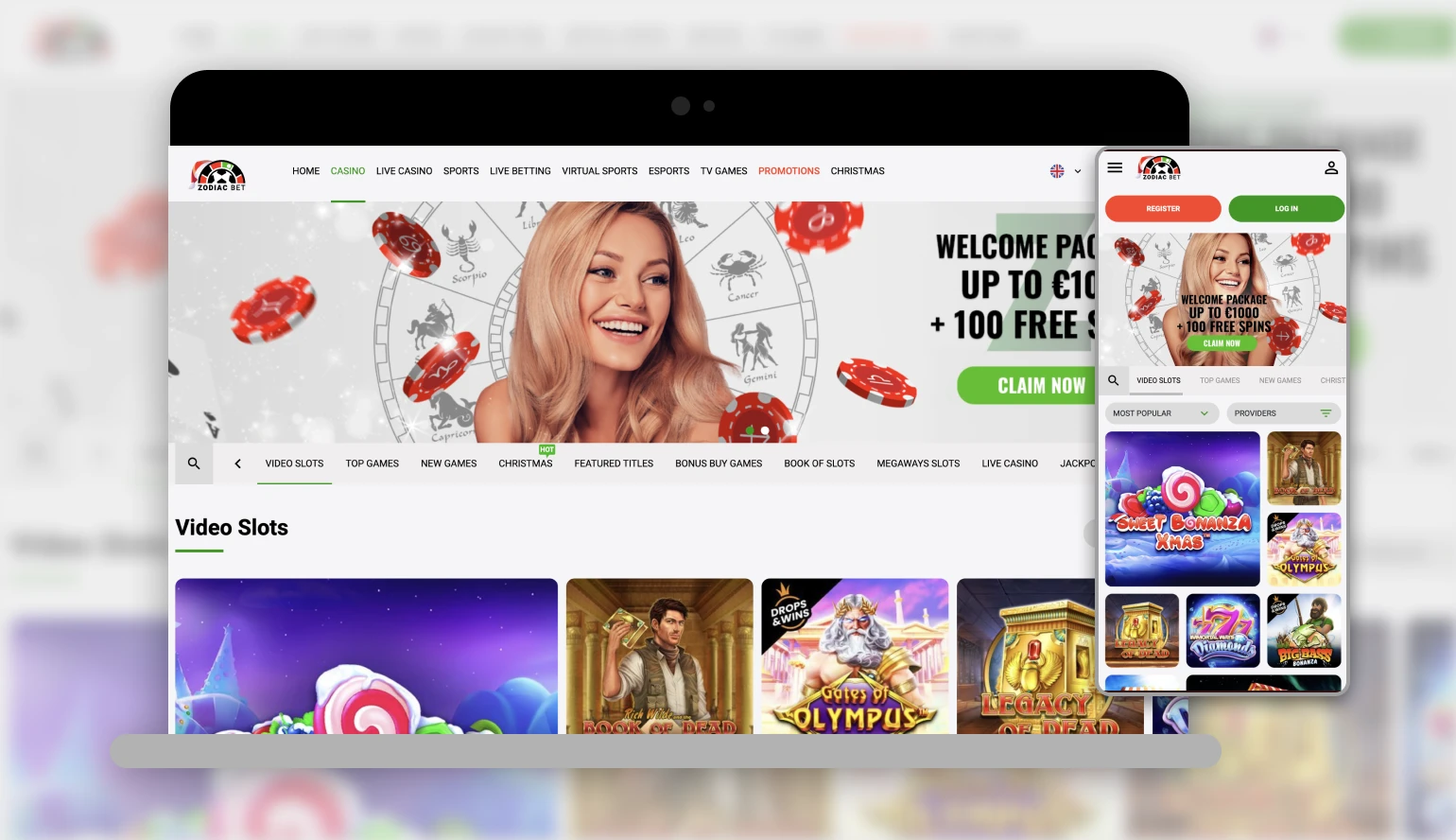 ZodiacBet Casino App-Screenshot